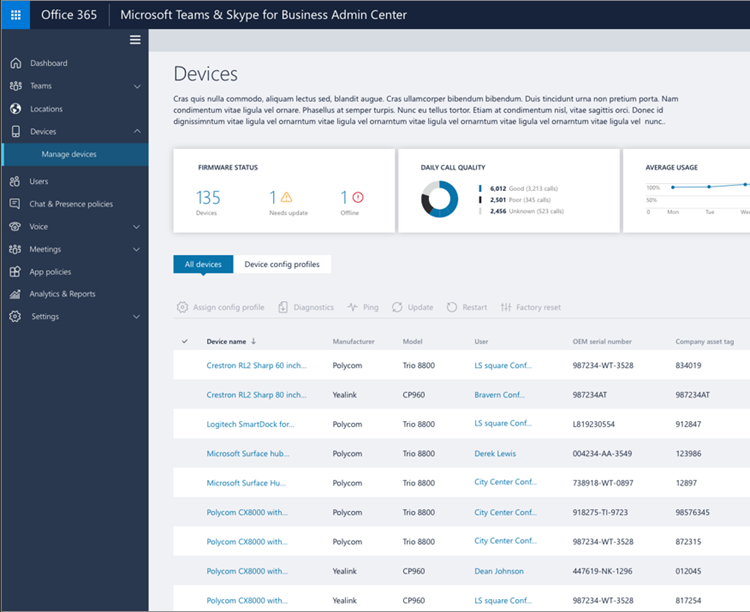 Manage your devices in Microsoft Teams — Lync.se