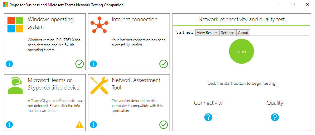 how to check connectivity between two servers