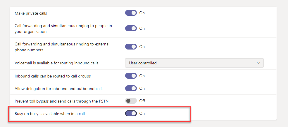 Teams Calling You Want To Be Busy Lync Se