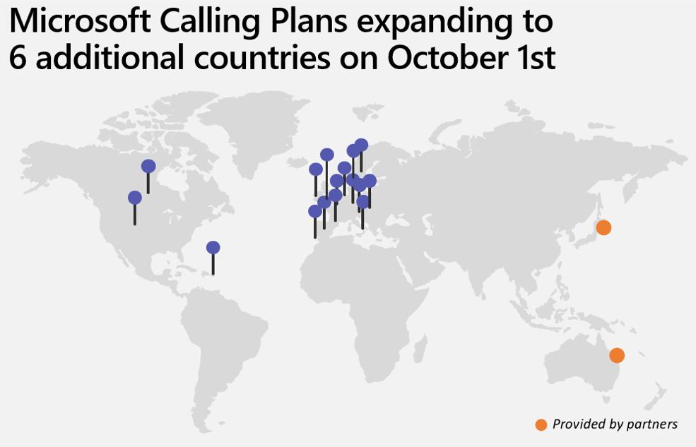 Calling plan. Microsoft calling.